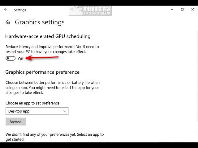 Hardware Accelerated GPU Scheduling On Or Off: